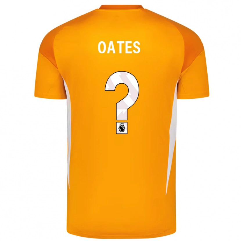Danxen Hombre Camiseta Charlotte Oates #0 Naranja Blanco Portero Equipación 2025/26 La Camisa
