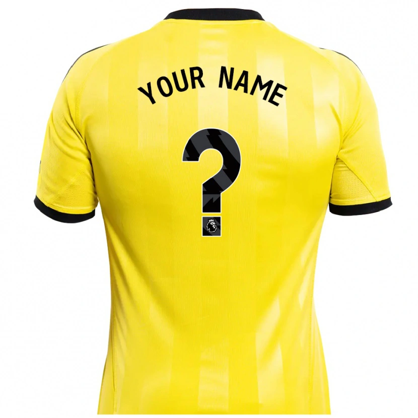Danxen Hombre Camiseta Newcastle United Amarillo Negro Portero Equipación 2025/26 La Camisa