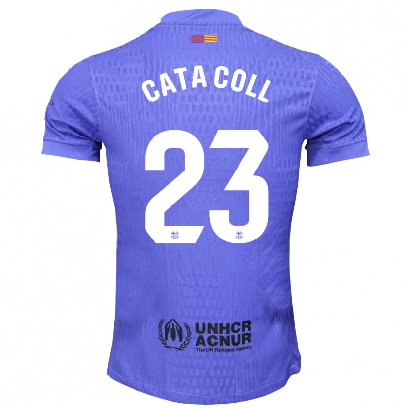 Danxen Hombre Camiseta Cata Coll #23 Azul Negro Portero Equipación 2025/26 La Camisa