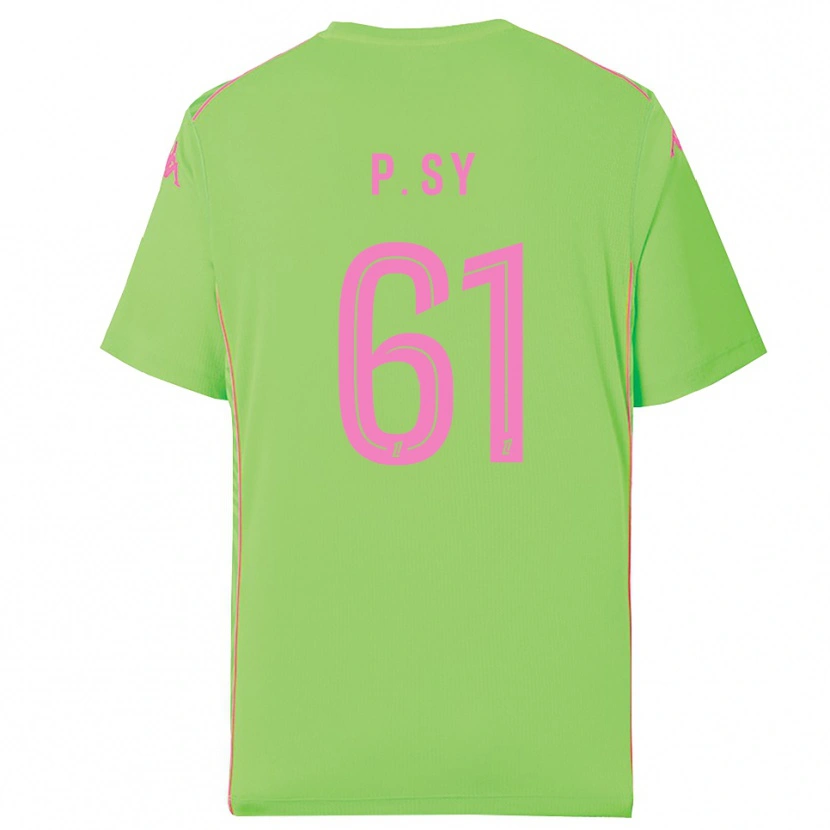 Danxen Hombre Camiseta Pape Sy #61 Verde Pálido Portero Equipación 2025/26 La Camisa