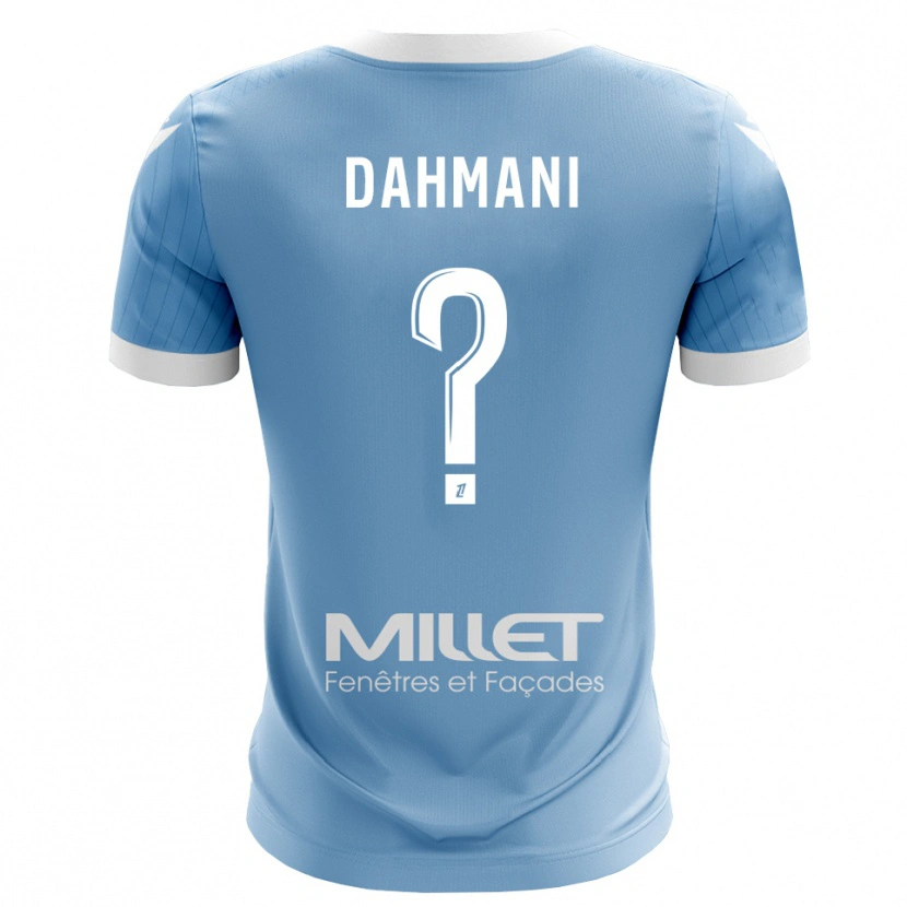 Danxen Hombre Camiseta Waël Dahmani #0 Azul Cielo Claro Portero Equipación 2025/26 La Camisa