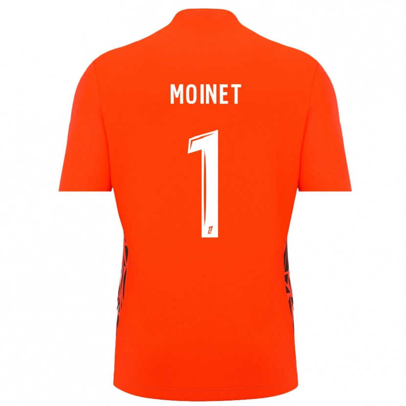 Danxen Hombre Camiseta Victor Moinet #1 Blanco Naranja Portero Equipación 2025/26 La Camisa