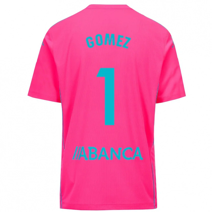 Danxen Hombre Camiseta Yohana Gómez #1 Negro Rosa Profundo Portero Equipación 2025/26 La Camisa