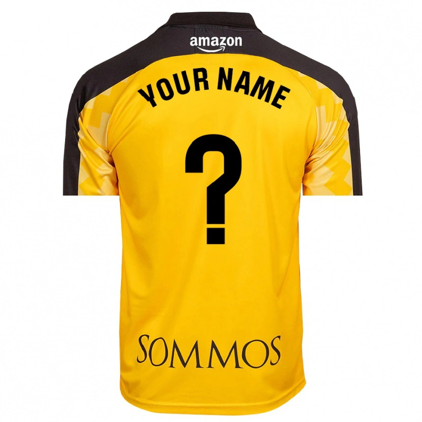 Danxen Hombre Camiseta SD Huesca Amarillo Negro Portero Equipación 2025/26 La Camisa