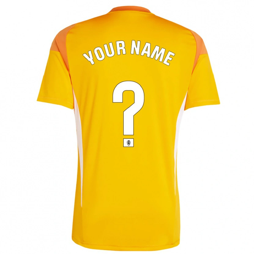 Danxen Hombre Camiseta Real Zaragoza Amarillo Naranja Oscuro Portero Equipación 2025/26 La Camisa