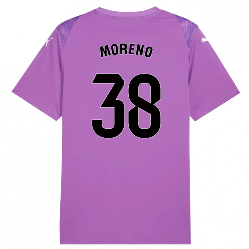 Danxen Hombre Camiseta Gerard Moreno #38 Negro Lilo Portero Equipación 2025/26 La Camisa