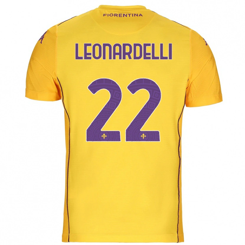 Danxen Hombre Camiseta Pietro Leonardelli #22 Naranja Amarillo Púrpura Portero Equipación 2025/26 La Camisa
