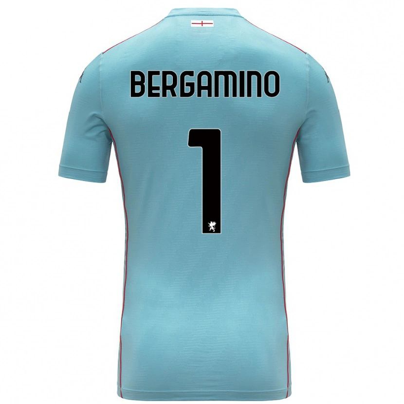 Danxen Hombre Camiseta Giovanni Bergamino #1 Azul Gris Portero Equipación 2025/26 La Camisa
