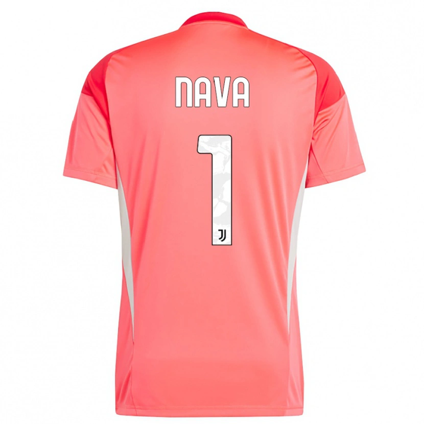 Danxen Hombre Camiseta Sebastiano Nava #1 Naranja Rojo Portero Equipación 2025/26 La Camisa