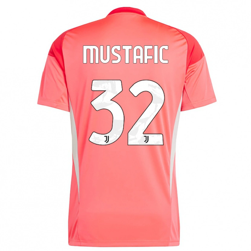 Danxen Hombre Camiseta Emma Mustafic #32 Naranja Rojo Portero Equipación 2025/26 La Camisa