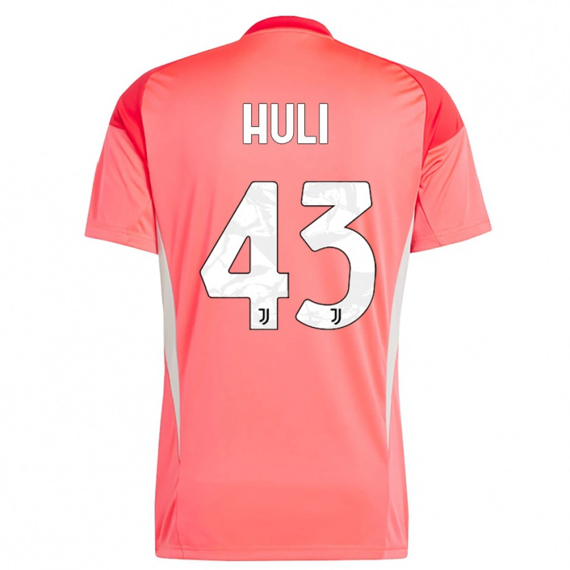 Danxen Hombre Camiseta Raffaele Huli #43 Naranja Rojo Portero Equipación 2025/26 La Camisa