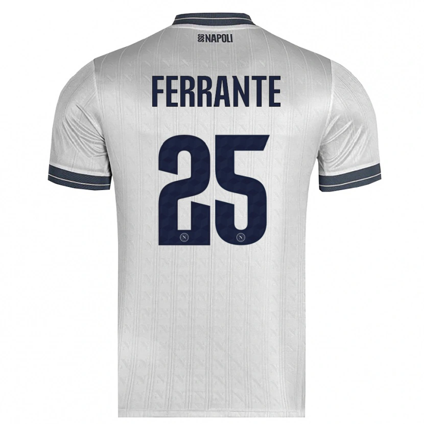 Danxen Hombre Camiseta Mathias Ferrante #25 Gris Claro Portero Equipación 2025/26 La Camisa