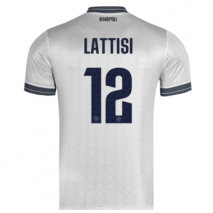 Danxen Hombre Camiseta Francesco Lattisi #12 Gris Claro Portero Equipación 2025/26 La Camisa