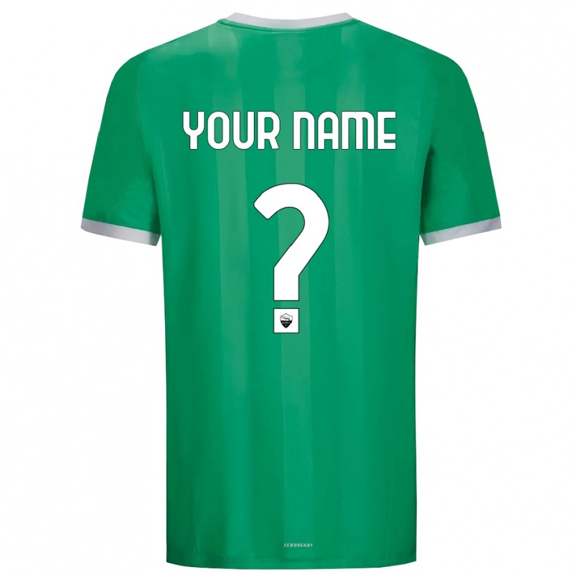Danxen Hombre Camiseta AS Roma Verde Blanco Portero Equipación 2025/26 La Camisa