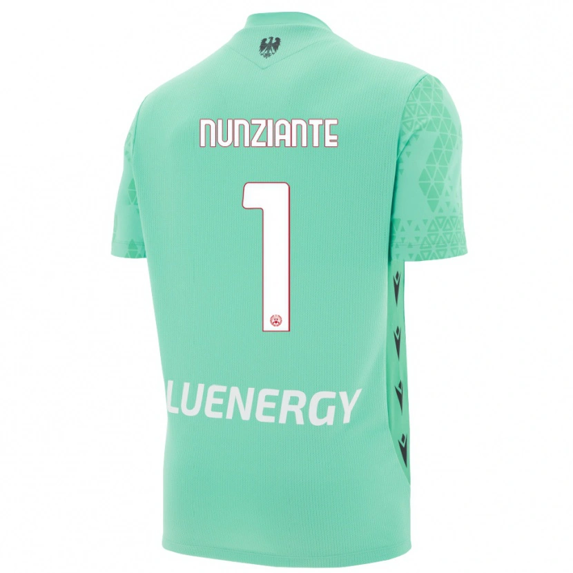 Danxen Hombre Camiseta Alessandro Nunziante #1 Negro Aguamarina Portero Equipación 2025/26 La Camisa
