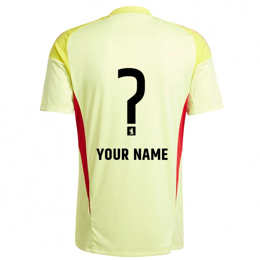 Danxen Hombre Camiseta 1. FC Union Berlin Amarillo Claro Negro Portero Equipación 2025/26 La Camisa