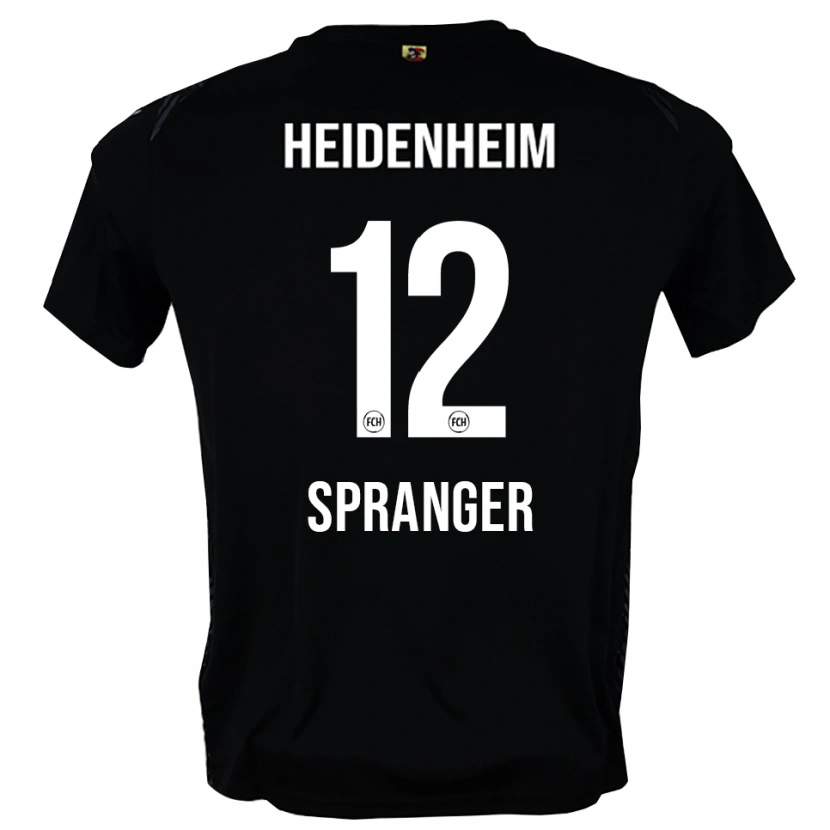 Danxen Hombre Camiseta Luke Spranger #12 Gris Oscuro Negro Portero Equipación 2025/26 La Camisa