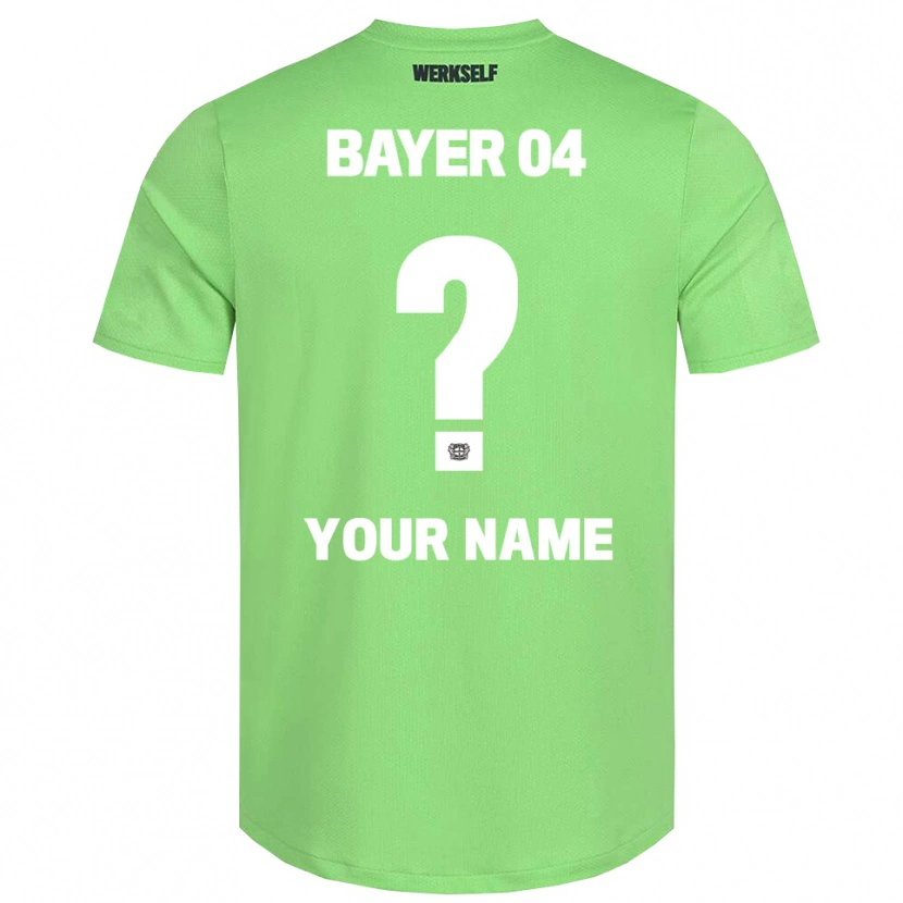 Danxen Hombre Camiseta Bayer 04 Leverkusen Verde Claro Blanco Portero Equipación 2025/26 La Camisa
