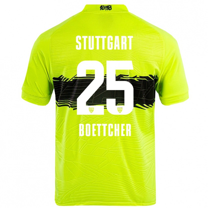 Danxen Hombre Camiseta Eve Boettcher #25 Verde Amarillo Negro Portero Equipación 2025/26 La Camisa