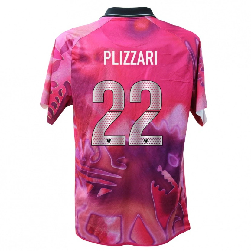 Danxen Hombre Camiseta Alessandro Plizzari #22 Rosa Oscuro Portero Equipación 2025/26 La Camisa