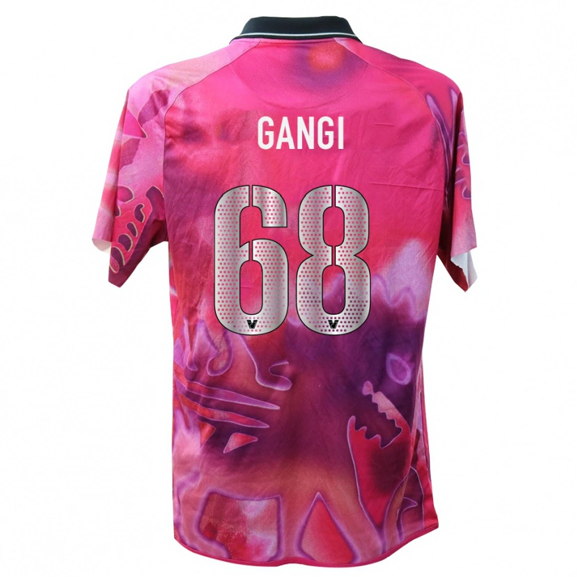 Danxen Hombre Camiseta Chiara Gangi #68 Rosa Oscuro Portero Equipación 2025/26 La Camisa