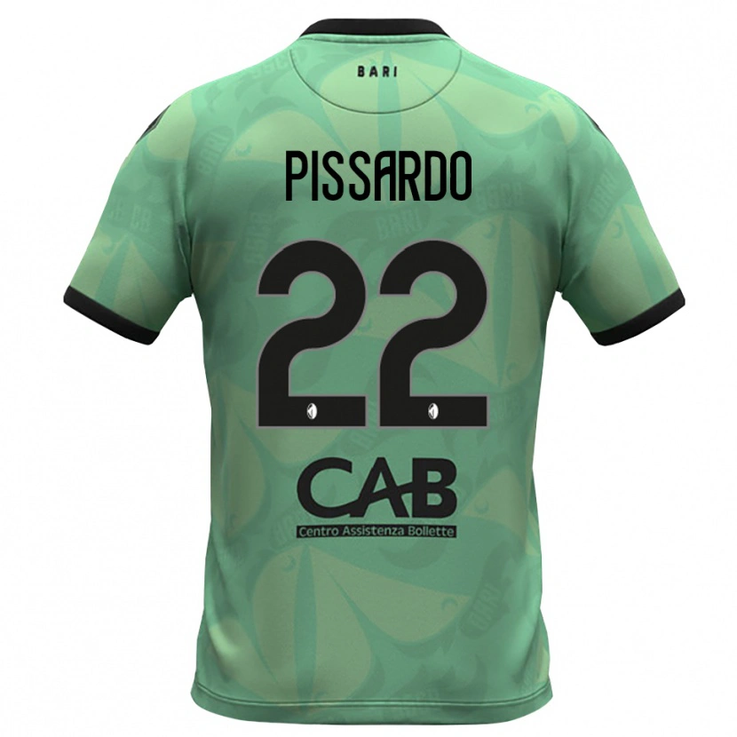 Danxen Hombre Camiseta Marco Pissardo #22 Verde Mar Oscuro Portero Equipación 2025/26 La Camisa