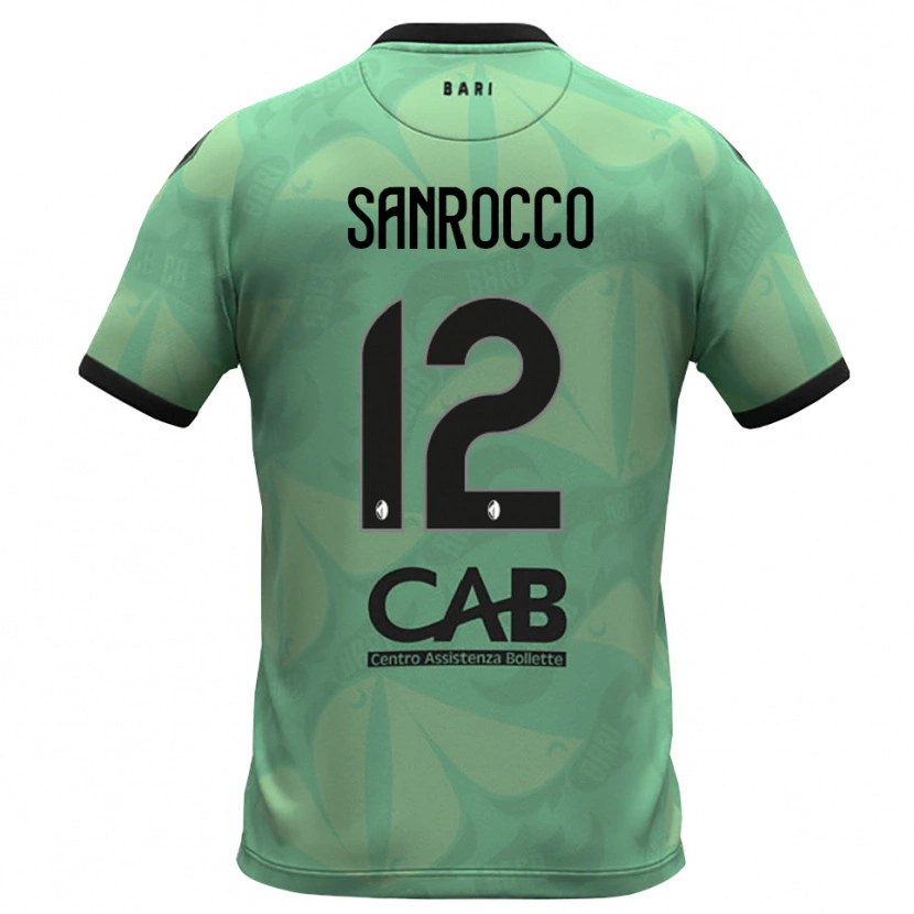 Danxen Hombre Camiseta Michele Sanrocco #12 Verde Mar Oscuro Portero Equipación 2025/26 La Camisa