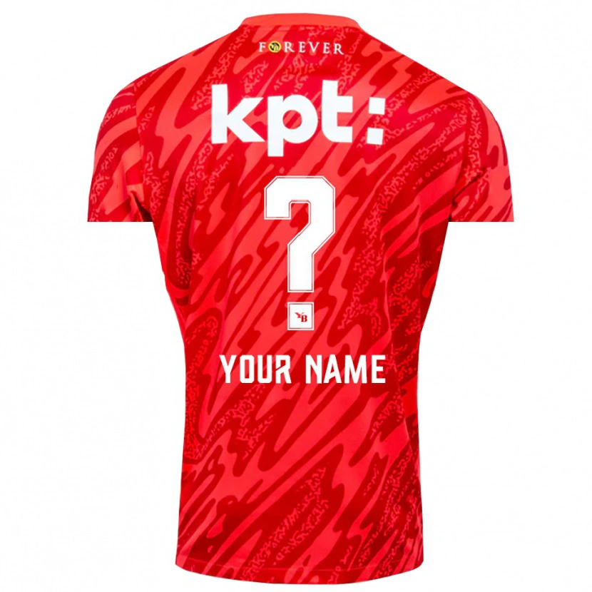 Danxen Hombre Camiseta BSC Young Boys Rojo Blanco Portero Equipación 2025/26 La Camisa