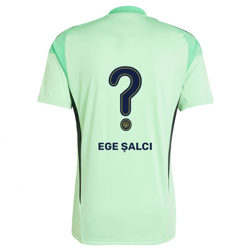Danxen Hombre Camiseta Yağız Ege Şalcı #0 Verde Claro Negro Portero Equipación 2025/26 La Camisa