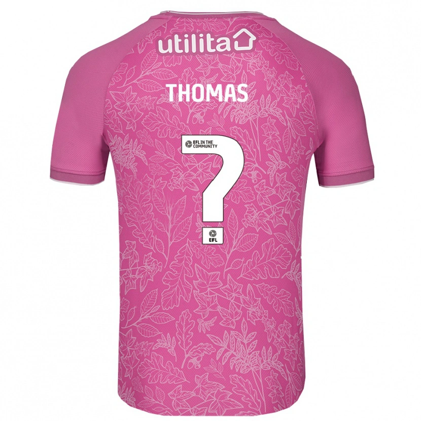 Danxen Hombre Camiseta Lucas Thomas #0 Negro Rosa Portero Equipación 2025/26 La Camisa