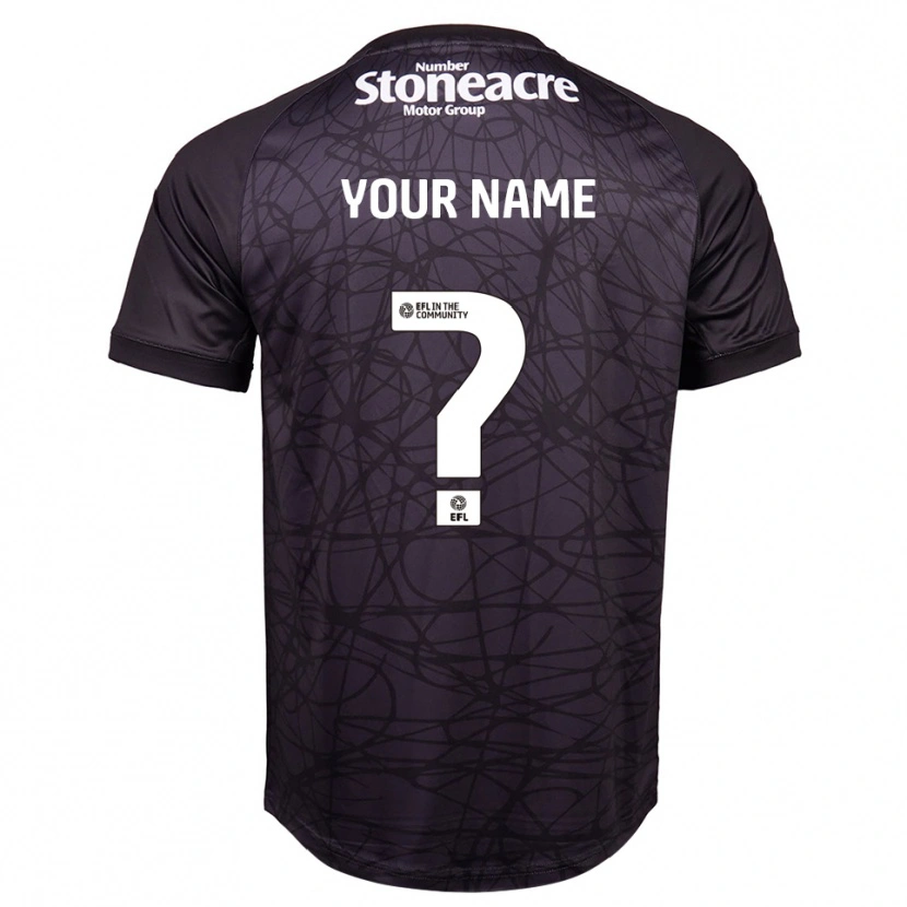 Danxen Hombre Camiseta Doncaster Rovers Negro Blanco Portero Equipación 2025/26 La Camisa