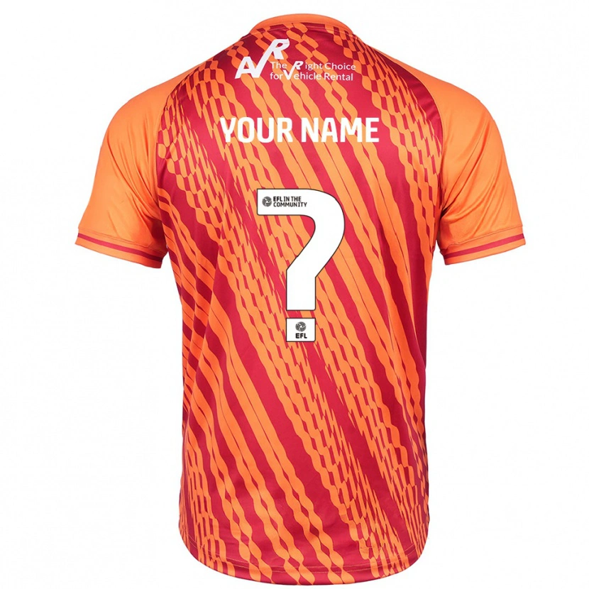Danxen Hombre Camiseta Shrewsbury Town Naranja Portero Equipación 2025/26 La Camisa