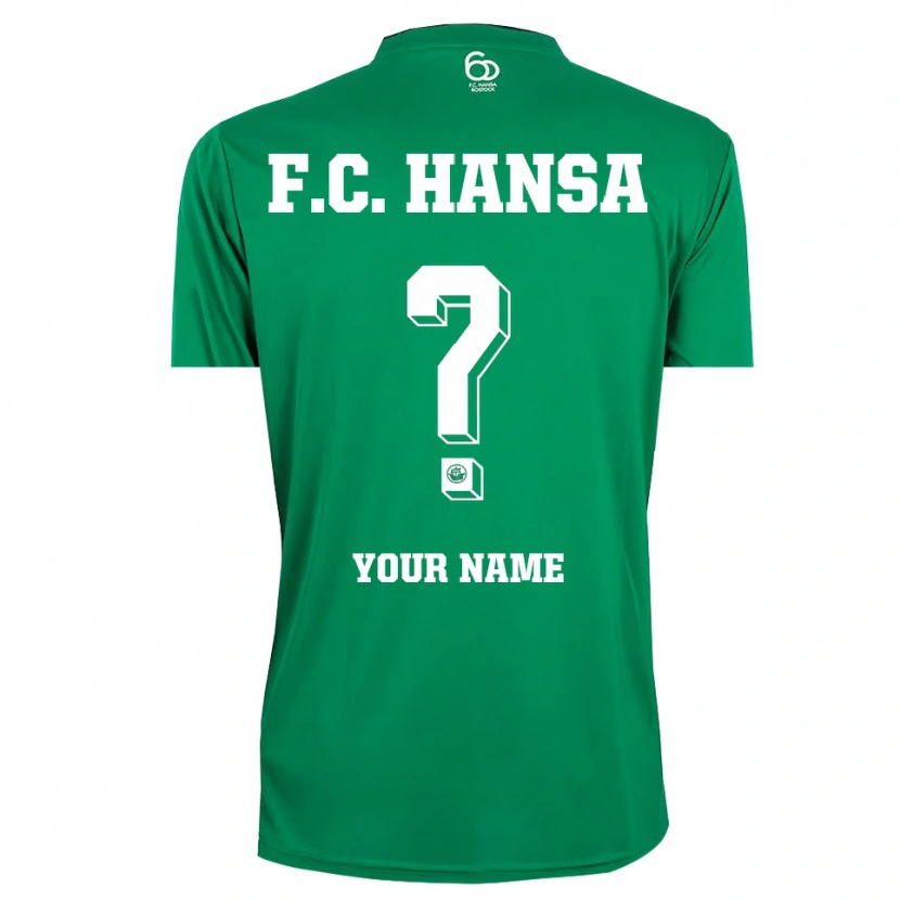 Danxen Hombre Camiseta Hansa Rostock Verde Oscuro Blanco Portero Equipación 2025/26 La Camisa