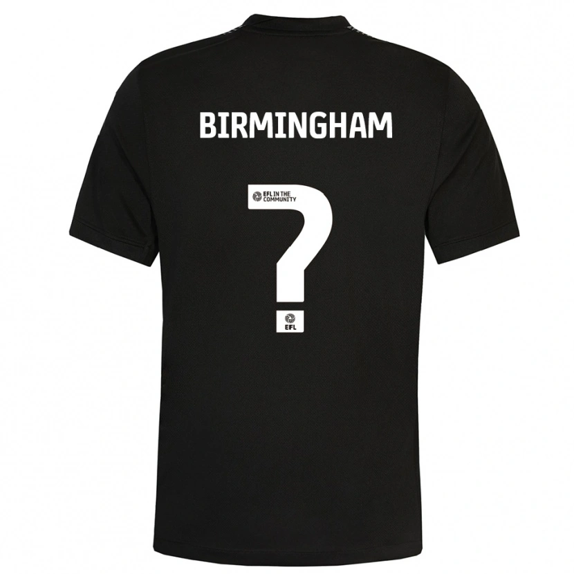 Danxen Hombre Camiseta Shea Birmingham #0 Negro Blanco Portero Equipación 2025/26 La Camisa