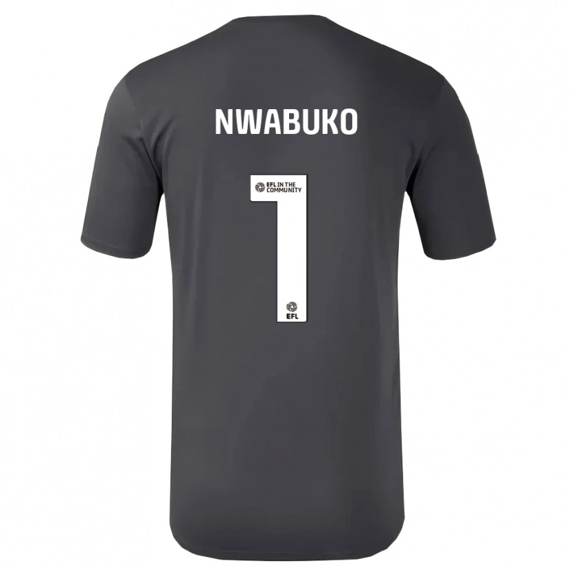 Danxen Hombre Camiseta Sam Nwabuko #1 Blanco Negro Portero Equipación 2025/26 La Camisa