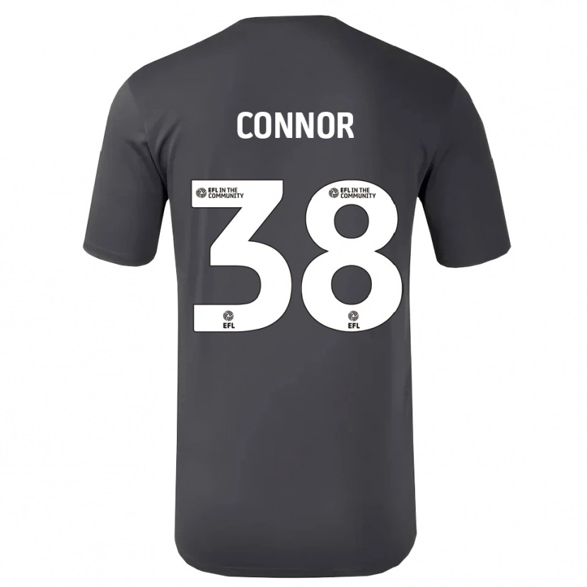 Danxen Hombre Camiseta Shea Connor #38 Blanco Negro Portero Equipación 2025/26 La Camisa