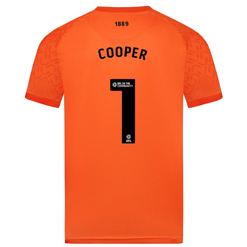 Danxen Hombre Camiseta Michael Cooper #1 Negro Naranja Portero Equipación 2025/26 La Camisa