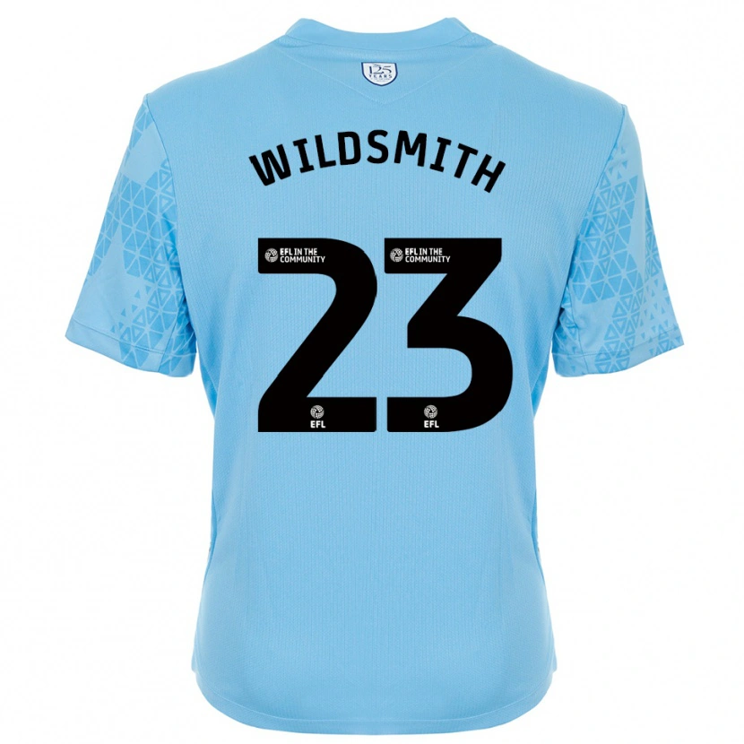 Danxen Hombre Camiseta Joe Wildsmith #23 Negro Azul Cielo Portero Equipación 2025/26 La Camisa