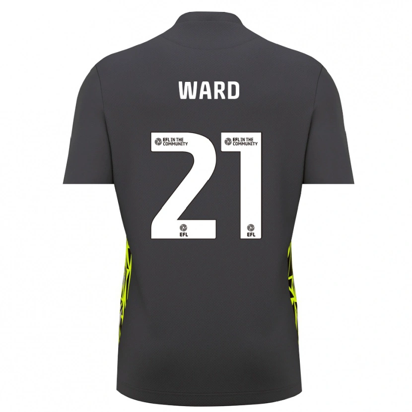 Danxen Hombre Camiseta Danny Ward #21 Verde Bosque Gris Portero Equipación 2025/26 La Camisa