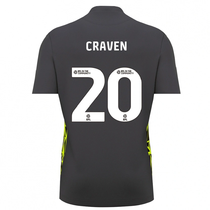 Danxen Hombre Camiseta Lizzie Craven #20 Verde Bosque Gris Portero Equipación 2025/26 La Camisa
