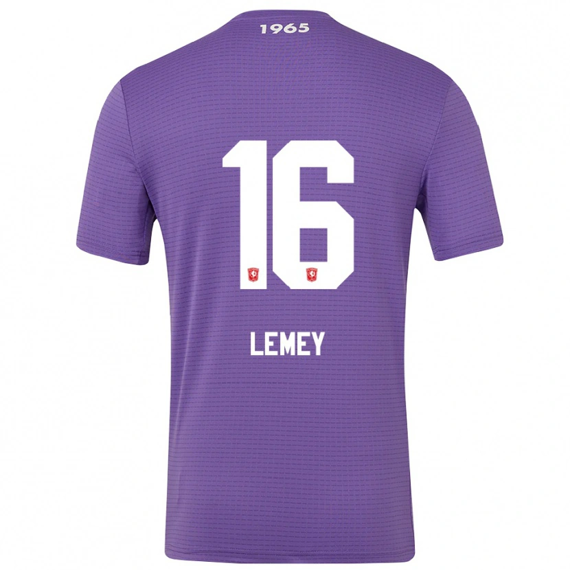 Danxen Hombre Camiseta Diede Lemey #16 Morado Medio Portero Equipación 2025/26 La Camisa