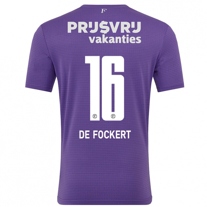Danxen Hombre Camiseta Maarten de Fockert #16 Blanco Blanco Portero Equipación 2025/26 La Camisa