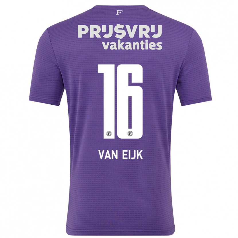 Danxen Hombre Camiseta Roos Van Eijk #16 Blanco Blanco Portero Equipación 2025/26 La Camisa