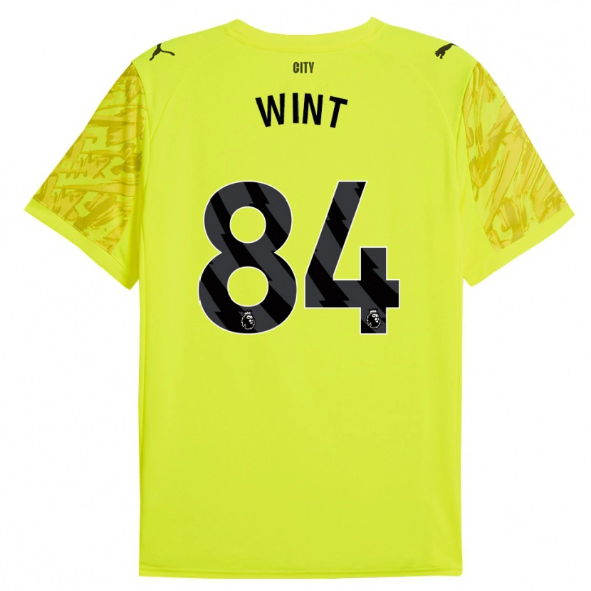 Danxen Hombre Camiseta Jack Wint #84 Amarillo Naranja Negro Portero Equipación 2025/26 La Camisa
