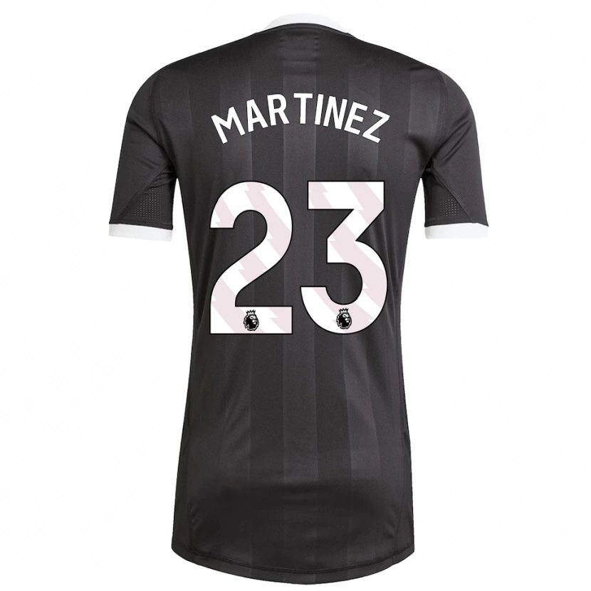 Danxen Hombre Camiseta Emiliano Martínez #23 Blanco Negro Portero Equipación 2025/26 La Camisa