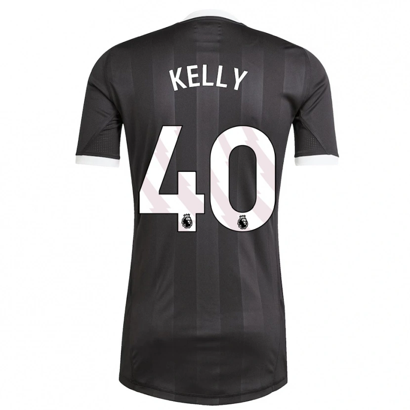 Danxen Hombre Camiseta Soffia Kelly #40 Blanco Negro Portero Equipación 2025/26 La Camisa