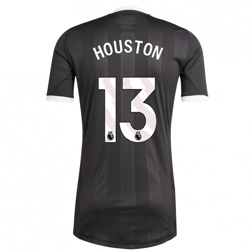 Danxen Hombre Camiseta Theo Houston #13 Blanco Negro Portero Equipación 2025/26 La Camisa