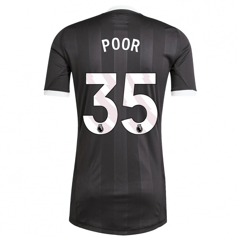 Danxen Hombre Camiseta Sophia Poor #35 Blanco Negro Portero Equipación 2025/26 La Camisa