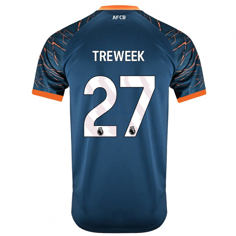 Danxen Hombre Camiseta Amber Treweek #27 Azul Pizarra Oscuro Portero Equipación 2025/26 La Camisa
