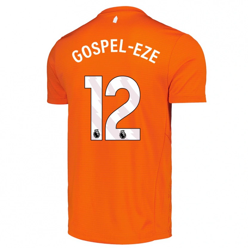 Danxen Hombre Camiseta Goodness Gospel-Eze #12 Naranja Negro Portero Equipación 2025/26 La Camisa